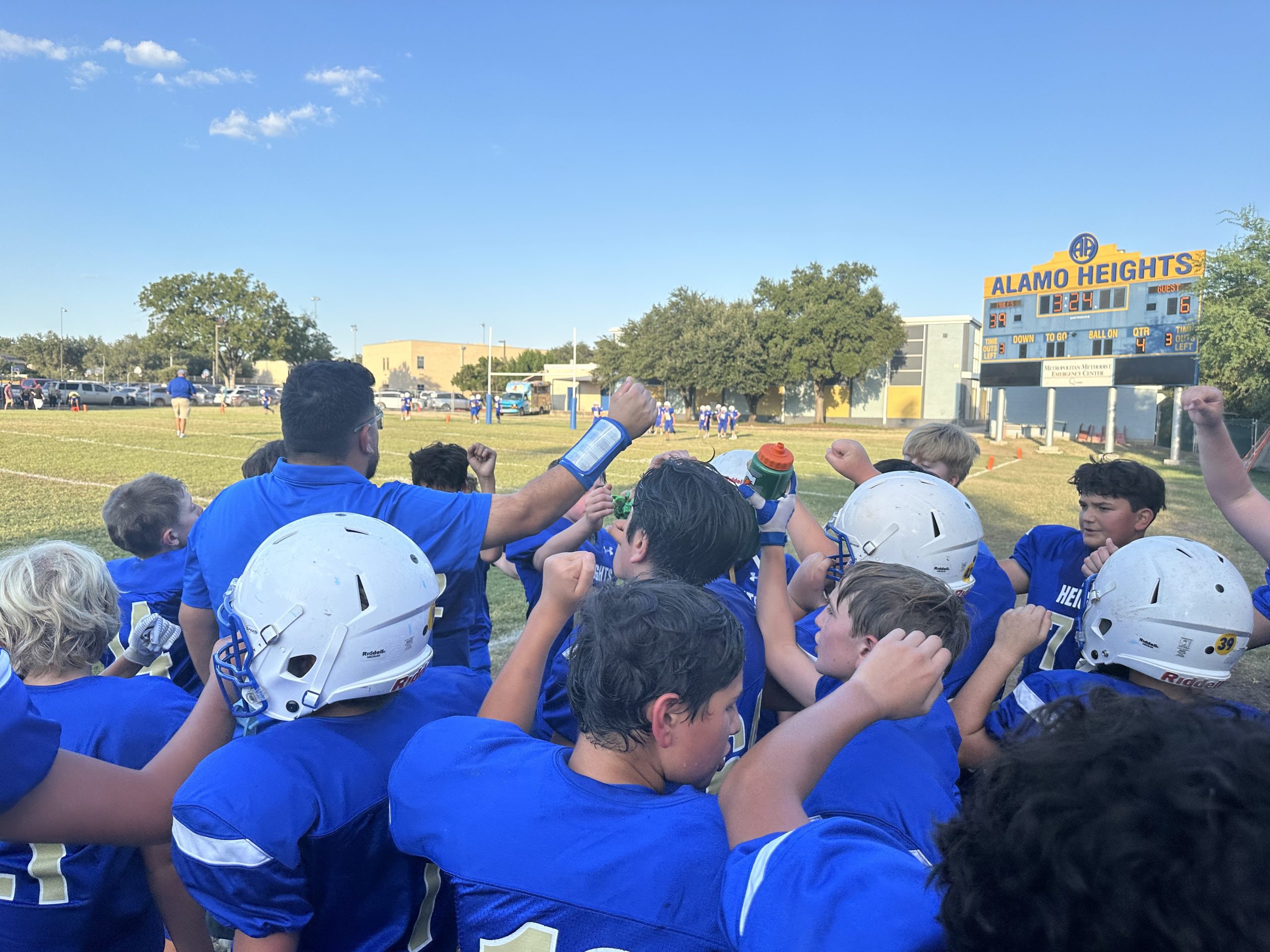 Seventh Grade Blue Football Faces Failure With Success
